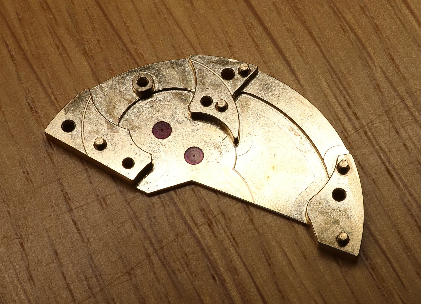 Vision Tourbillon train wheel bridge